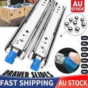 2x Locking Drawer Slides 120KG Heavy Duty Runners Trailer 697-1897mm Draw Slide