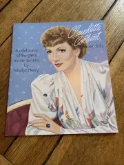 Claudette Colbert Paper Dolls Book Henry, Marilyn Unused Vintage 1994 Autograph