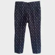 Ann Taylor Devin Fit Womens Pants Size 10 Embroidered Trees Tailored Ankle NEW