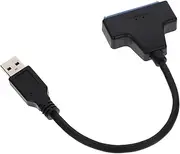 TEHAUX Converter Cable for External Hard Drive Portable Data Transfer Adapter with USB Support High Speed Transfer Rate Lightweight Design for SSD and Mechanical Disks
