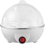 Electric Egg Steamer,7 Eggs Capacity, Rapid Auto Shut-Off Timer,Boiled Eggs,Poached Eggs,Steamed Eggs Electric Soft Hard Egg Boiler Bowl Cooker Poacher Steamer Noise Free Cooker