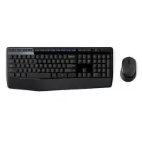 在飛比找momo購物網優惠-【Logitech 羅技】MK345 無線鍵盤滑鼠組(藍黑)