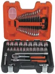 Bahco SOCKET & TOOL SET S-400 40Pcs 1/2” Square Drive, Chrome Vanadium Steel