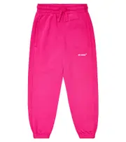 [Off-White Kids] Off-White Kids Logo cotton jersey sweatpants Y 12 pink