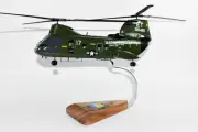HMM-262 Flying Tigers (156468) CH-46 model, 1/38 (14") Scale, Mahogany, Phrog