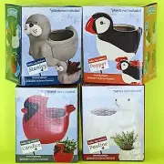 Ceramic Colorful Candice, Pauline, Stanley or Pepper Animal Planter Mini Pot