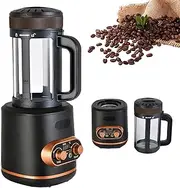 Electric Coffee Roaster Machine, 300g 2200W Automatic Coffee Roasters with Adjustable Temperature/Time, Transparent Chamber, for Home, Cafe, Office, and Small Commercial Use,European regulations