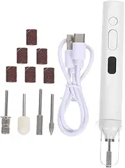 DINHEAROM Manicure Machine Electric Drill for Nails Nail Grinder Pedicure Drill for Feet Manicure Remove Drill Bits Electric Nail Drills Nail Tools Drill Nails Remove Nails White Plastic