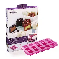 在飛比找Yahoo奇摩購物中心優惠-法國mastrad 15格矽膠巧克力造型模具禮盒組(含裝飾矽