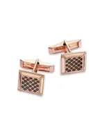 Bloomingdale's Fine Collection Black Diamond Cufflinks in 14K Rose Gold, 0.25 tcw