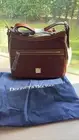 Dooney & Bourke Pebble Grain Presley Wine Color NWT