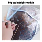 Professional Hair Highlights Cap Set Reusable Hair Staining Cap Plastic Salo HG5