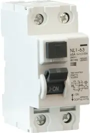 RCD - 2 Pole 63A Residual Current Device Din Rail Mount
