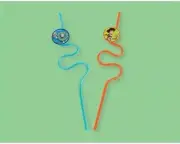 Toy Story 4 Movie Disney Pixar Kids Birthday Party Favor 2 ct. Krazy Straws