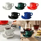 Coffee Cup with Saucer Tea Cup and Saucer Interesting European 100ml Water Glass