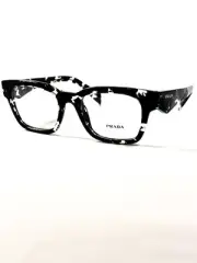 PRADA Eyeglasses VPR A10 15O-1O1 51mm Frame Authentic Black With Transparent
