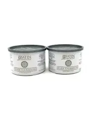 Satin Smooth Gem Wax-Silver Tourmaline For Medium To Coarse Hair 14 oz-2 pack