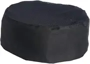 [Baluue] Professional Chefs Hat with Breathable Mesh Top and Adjustable Strap One Cap for Cooking Baking and Catering Schools Black