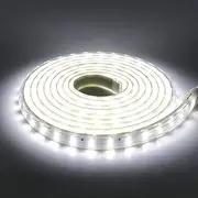 KISUFU 220 V LED Strip 3 m, 120 LEDs/m, Double Row LED Strip CRI≥95, Waterproof, Super Bright, Flexible LED Strip Light Strip with High Density for DIY Festival Decoration at Home, Bedroom