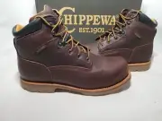 Chippewa 6-Inch Work Boot Size 11D, Brown 72301 11 D Comp Toe
