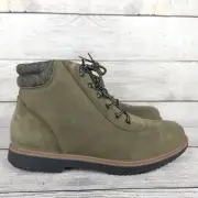 Clarks Women's Taupe Leather Raisie Vita Lace Up Ankle Boots NIB
