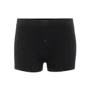 [Live The Process] Live The Process Ribbed-knit shorts AU 14 black