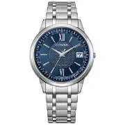 Citizen Exceed CB1140-61L 38mm Titanium Eco-Drive Radio Solar Watch Navy Dial -