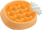 CORHAD Pet Slow Feeding Bowl Slip Interactive Dog Bowl for Healthy Eating Durable Pet Feeder Pineapple Design Promotes Slow Eating Reduces Gulping