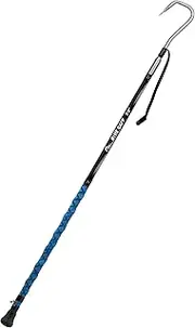Fishing Gaff Fiberglass/Carbon Fiber 3/4/5/6/8/10/12/14/16 ft Gaff Hook Saltwater Heavy Duty Gaffs with 2in/3in/4in Stainless Steel Hook Big Game Gaff for Tuna, Shark, Marlin Fishing
