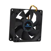 80mm Silent Fan for Computer Cases, Mining Rig, CPU Coolers, 80 mm (Pack of 1)