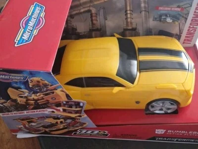Transformers Bumblebee Micro Machines Action Playset Autobots W/Barricade Mini