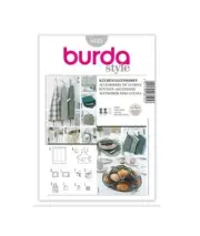 Burda B8125 Kitchen Accessories Aprons Mitts Sewing Pattern