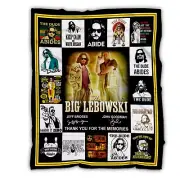 The Big Lebowski Blanket, The Big Lebowski Fleece, Sherpa Blanket