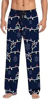 [Generic] Loose Pants Mens Casual Pants Pajama Pants With Drawstring And Pockets Relaxed Fit Pants