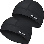 [YANIKY] Skull Cap Helmet Liners for Men- Soft Elastic Cycling Cap Motorcycle Skull Cap Beanie Wicking Cap Bicycle Running Hats
