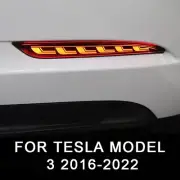 2x Rear LED Bumper Light Dynamic Brake Signal Light For Tesla Model 3 2016-2022