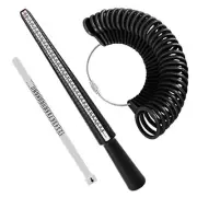 Ring Sizer Measuring Tool Set, Reusable Ring Gauges with Finger Sizer