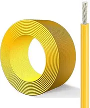 200FT Teflon High-Temperature Wire 20-30AWG Tinned Copper Conductor -80°C to 200°C UL1332 Customizable Colors for Electronic & Electrical Equipment (Many Colors to Choose from)(60FT,12AWG)