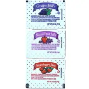 Tribeca Curations Jelly & Jam Bulk Value Pack | .5 Oz Cups | 200 Count (80 Grape