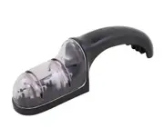 Savannah 19cm Duo Roll Knife Sharpener Knives Sharpening Diamond Steel Black