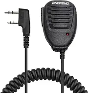 [BAOFENG] BF-F8HP Speaker Microphone Handheld Mic for GMRS Ham Radio 2Pin K Compatible with UV-K5 UV-82 UV-S9 Plus UV-17R P15UV UV-5RM