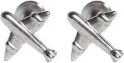 [Niaspi] 16G Stainless Steel Plane Lip Rings 316L Surgical Steel Labret Monroe Jewelry Cartilage Flat Back Earrings Studs Internally Threaded Helix Tragus Conch Piercing Jewelry for Women Men 6 8 10mm