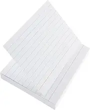 200pcs Lined Index Cards Heavyweight Ruled Flashcards for Note Taking Study and Organization Office and School Horizontal Design with Blank Reverse for Versatile Use