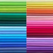 HANPATQUI 50PCS 8 x 8 inch Solid 100% Cotton Fat Quarters Fabric for Sewing and Quilting Bundles Precut Fabric Square for DIY Craft Patchwork