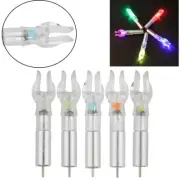 5X 6.2mm LED Lighted Arrow Nocks Archery Tail Compound RecurveBow Target Hunting