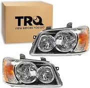 Driver & Passenger Side Headlight Assembly Set Headlights Driver & Passenger Side Compatible with 2001-2003 Toyota Highlander TO2502141 TO2503141