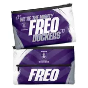 Fremantle Dockers AFL Large Neoprene Team Colour and Logo Pencil Case