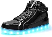 IGxx LED Light Up Shoes Light for Men High Top LED Sneakers USB Recharging Shoes Women Glowing Luminous Flashing Shoes LED Kids