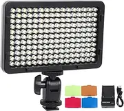 LED on Camera Video Light, Portable Photography Lighting Rechargeable LED Video Light for Cameras