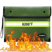 Fireproof Bag for Documents 6200°F Heat Insulated,Non-Itchy Fire Proof Money ...